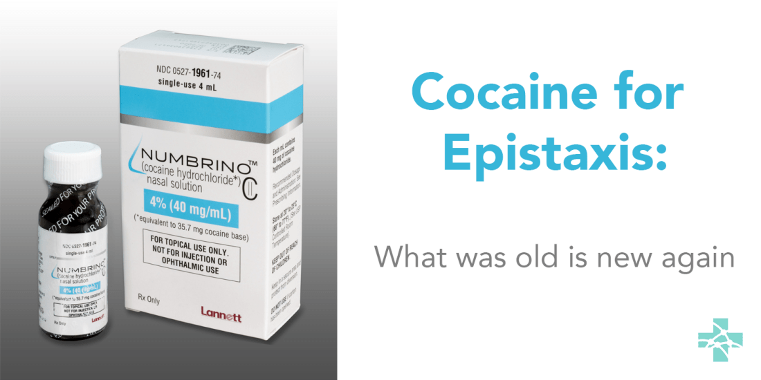 cocaine for epistaxis